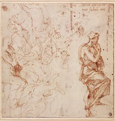 Études de figures pour une femme